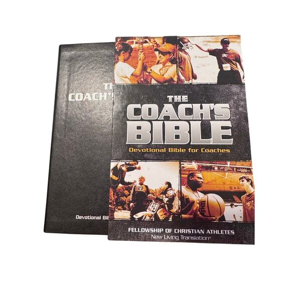 The Coach's Bible FCA Fellowship of Christian Athletes Devotional Bible Black - Picture 6 of 7